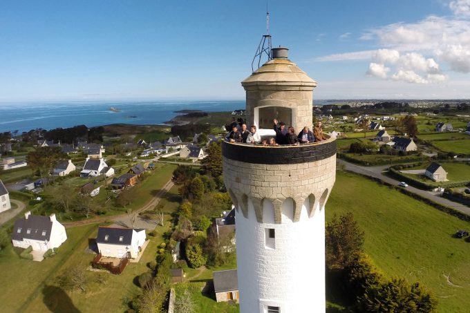 Panoramique à 360 degrés au phare de Trezien