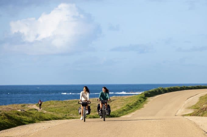 Route côtière de Landunvez à vélo