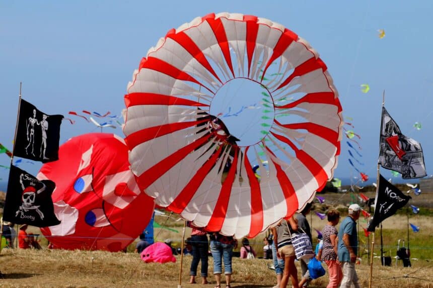 The Estivent festival in Porspoder: the wind and kite festival!